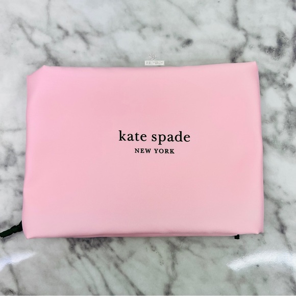 Kate Spade New Logo Pink XL Large Drawstring Dust Bag - Picture 4 of 5
